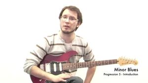 Online Guitar Lessons - Minor Blues - Progression 5